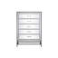 Stinchcomb 5 Drawer Mirrored Accent Chest