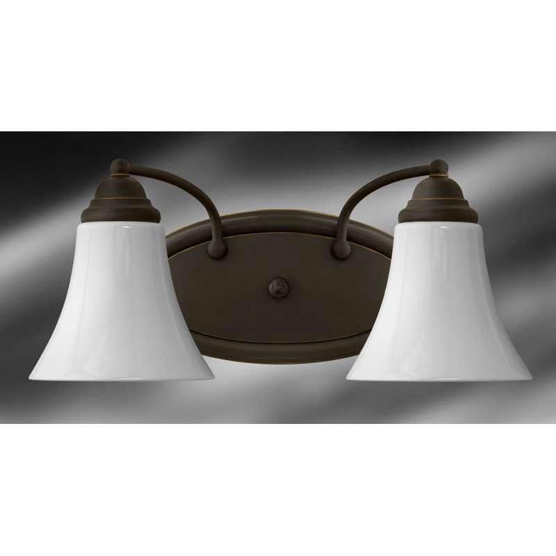 2 - Light Madison Bronze Vanity Light