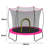 55 Inch Trampoline Spring- Darkpink-124620082