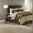 Piece Queen Bedding Sets, Faux Suede Modern Comforter Set For Home