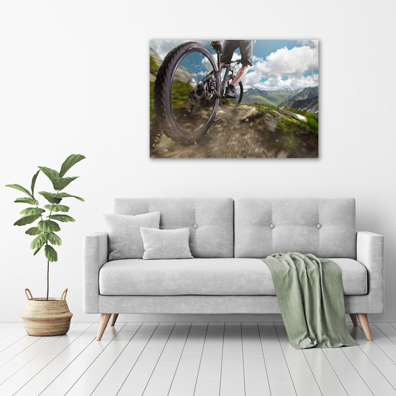Mountain Biking - Unframed Art Prints on Glass