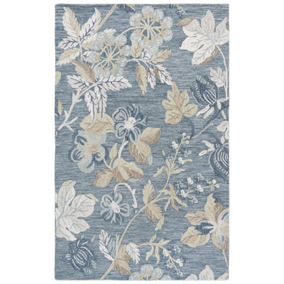 Jardin Hand Tufted Wool;Cotton Floral Indoor Rug