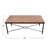 Saratoga Rustic Solid Wood and Metal Coffee Table-66103721