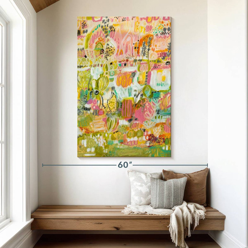 Avery Boho Garden I, 51" H x 34" W