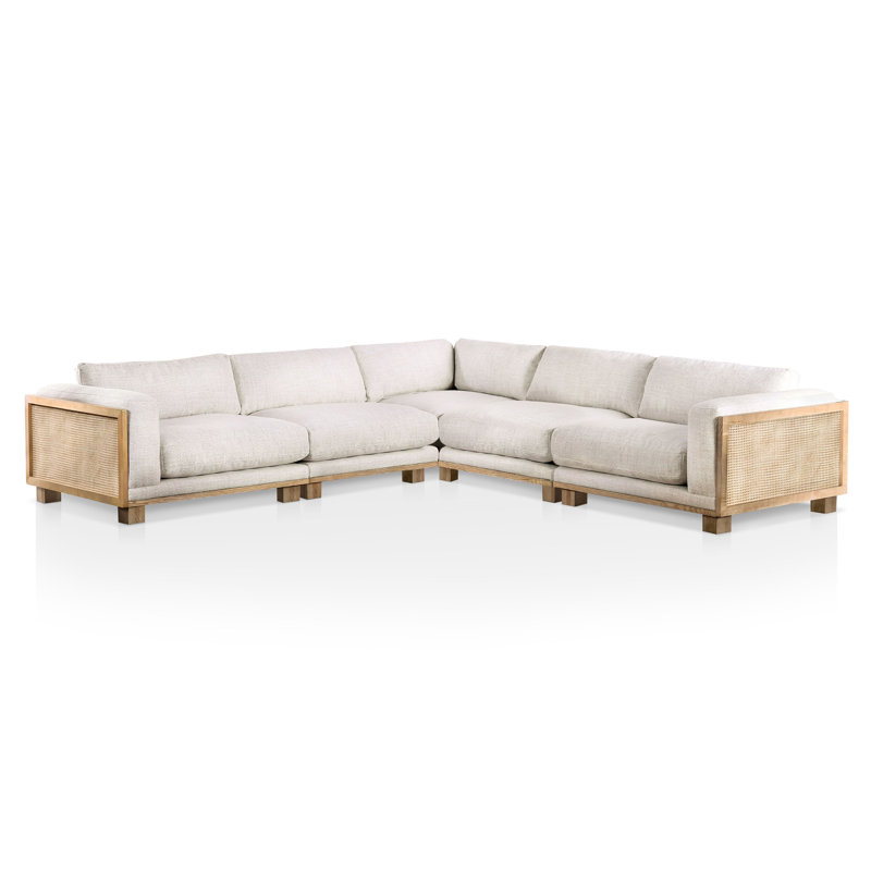 Canapé modulaire rembourré 5 pièces Windell