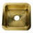 Brightwork 17" x 17" Hand-Hammered Dual Mount Kitchen/Bar Sink-113138953