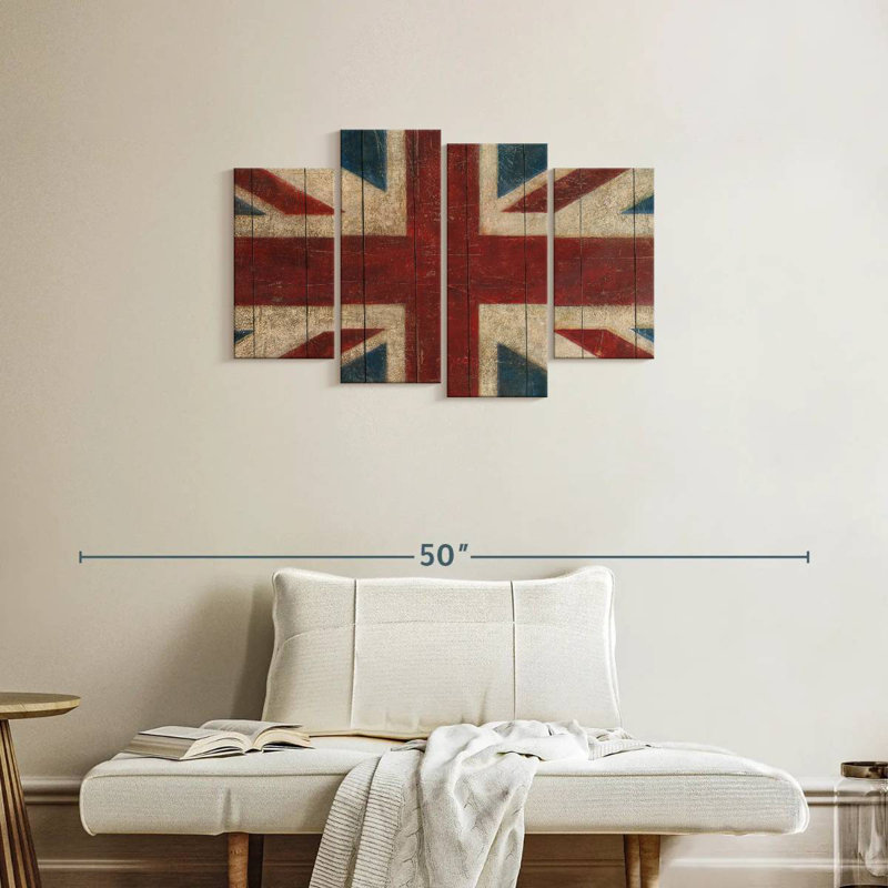 Borges Union Jack, H 22 po x l 36 po