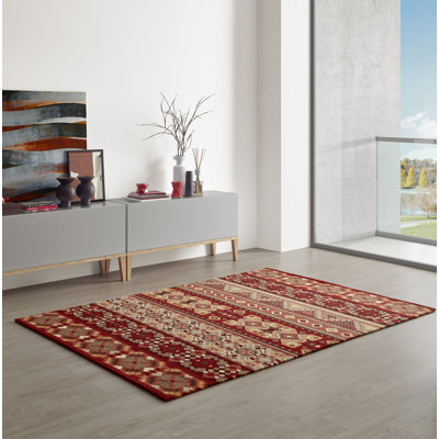 Southwestern Wool Area Rug