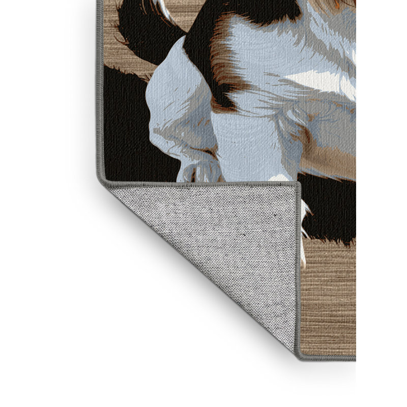  Tapis lavable pour chien Parson Russell Terrier, Rectangulaire 2 pi x 3 pi