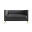 Cramlington Velvet Square Arm Loveseat-99419307