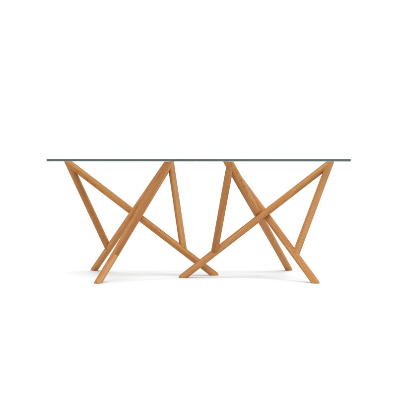 Table avec plateau Baton, Cerisier naturel