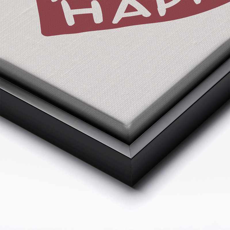 Do Do Makes You Happy No1, Cadre noir, Canevas, H 24 po x l 32 po