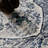 Machine Washable Oriental Blue/Green/Gray Area Rug-1539533236