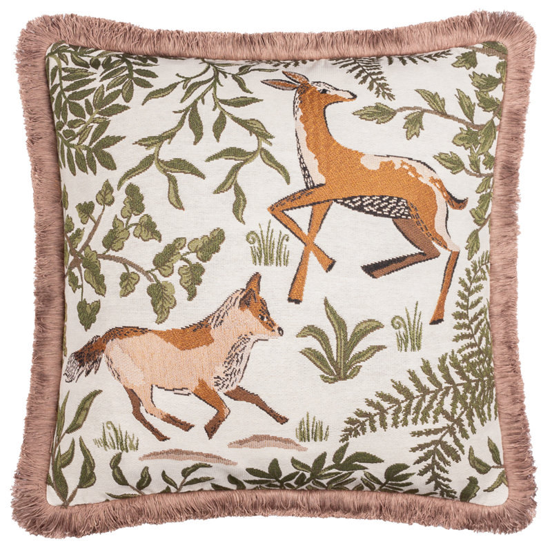 Atzhiry Square Throw Cushion, Feather