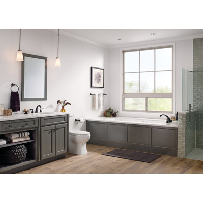 Windemere 24 in. Wall Mount Towel Bar Bath Hardware Accessory