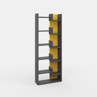 Sinquefield Modern 64.17" H x 23.82" W Geometric Bookcase