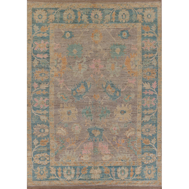 Tapis turc Oushak en laine 10x12