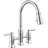 Renaldi Pull-Down ProClean Bridge Kitchen Sink Faucet, Two Handle Kitchen Faucet-101126105