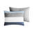 Cozy Comforter With Navy Blue Grey Microfiber Stripe Sheets - Softness Bedroom Pattern Soft And Warm