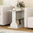 32" W End Table with Shelf for Living Room,Wood-Look Sofa Table,Acception Room Side Table,Coffee Desk with Magazine Rack.-1260004838