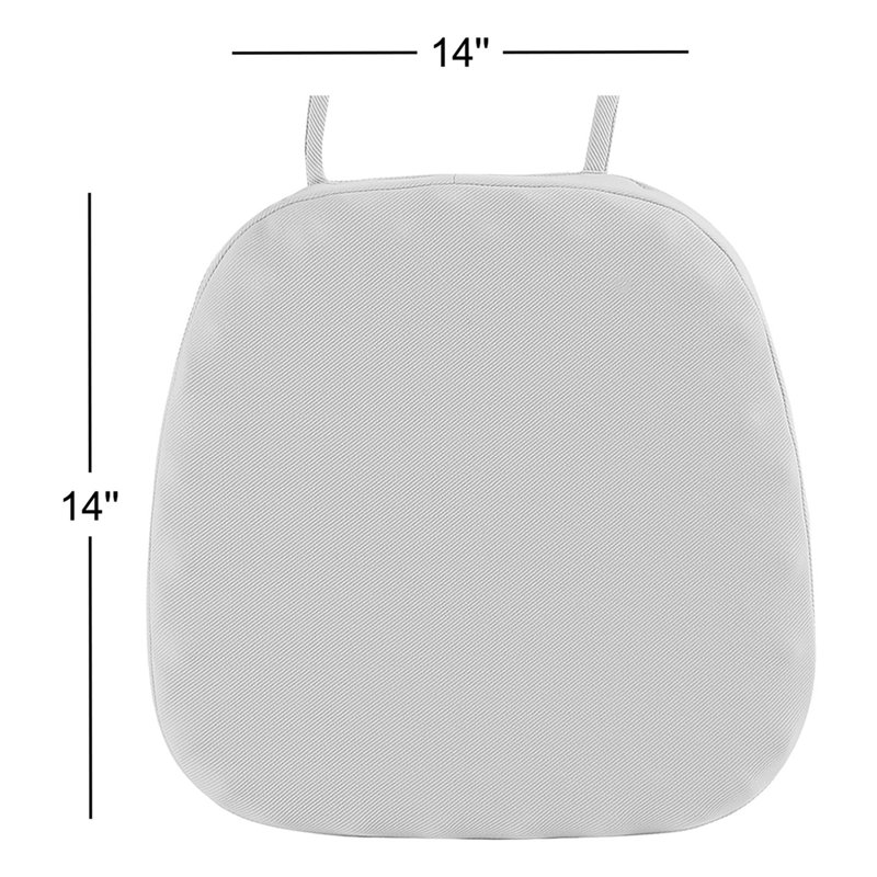 Outdoor 1.5'' Chair Pad, Black