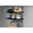 Keter Storage Shed Shelf Kit 40 Inch Easy Assembly Steel Reinforced Utility Kit with Heavy Duty Brackets and Rails, Black