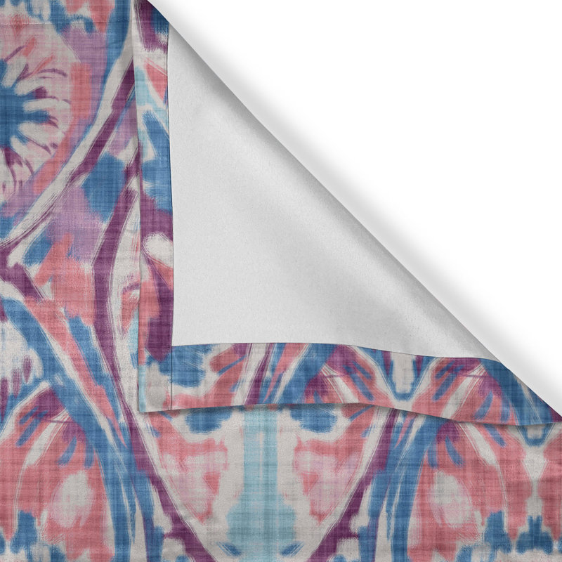 Polyester Semi Sheer Curtain Pair, 140cm W x 400cm L