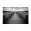 Landscape Black And White Pier Landscape - Wrapped Canvas Print-1467807867