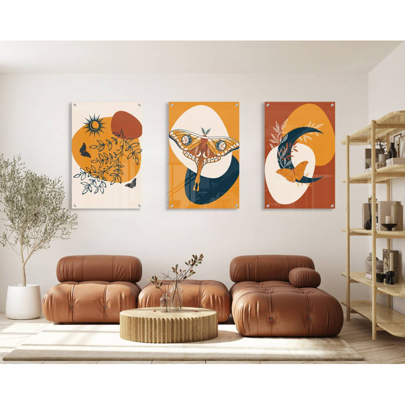 Boho Style - ensemble de 3 reproductions sans cadre