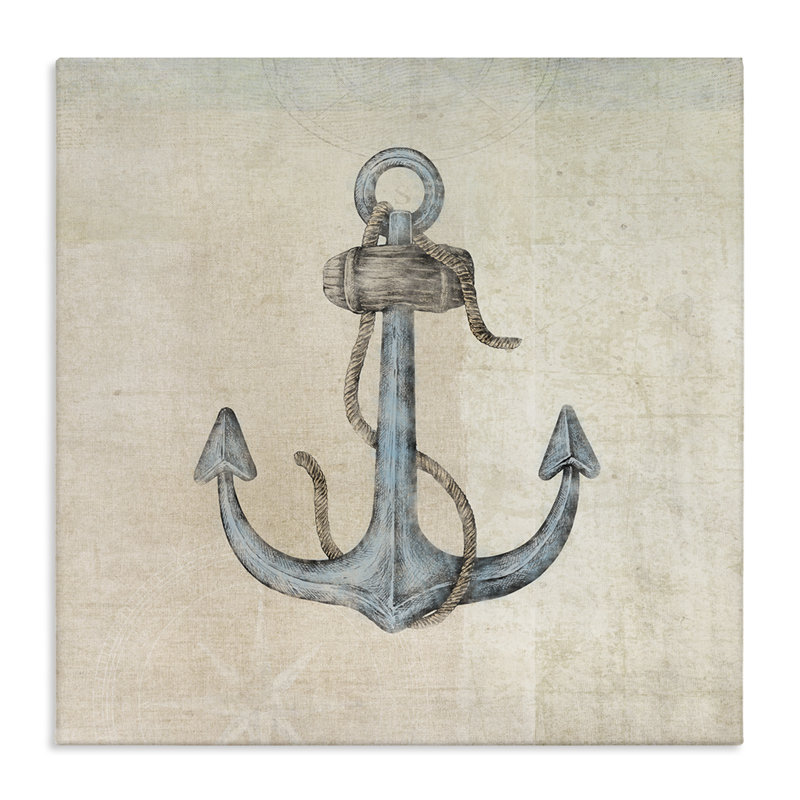 Art mural sur toile rustique maritime par JG Studios, H 24 po x l 24 po