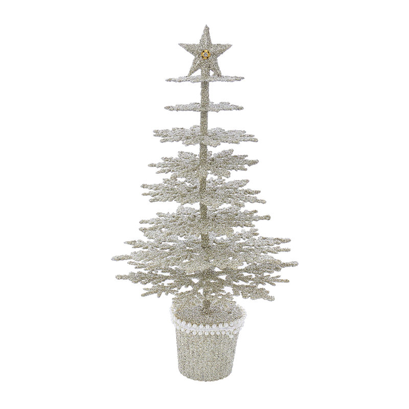 Pièce de table d'arbre glamour rétro