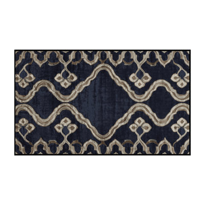 Machine Washable Gray Area Rug