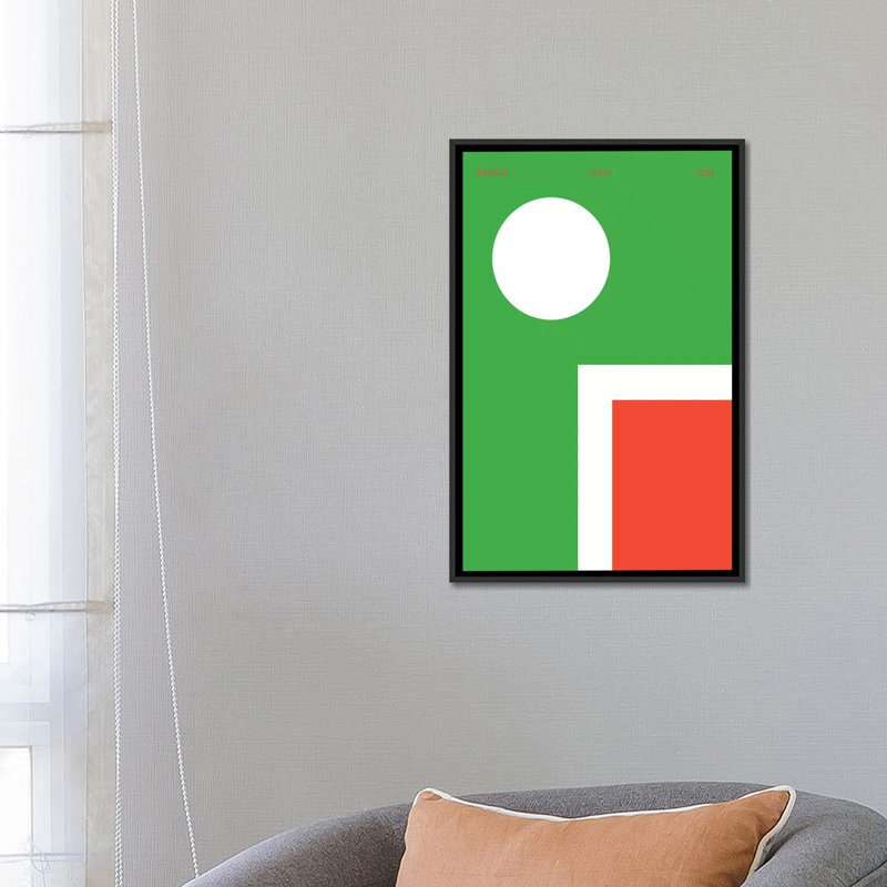 « baggio, italie 1994 », impression sur toile, H 26 po x l 18 po x P 1,5 po, Toile avec cadre noir, Pas de tapis