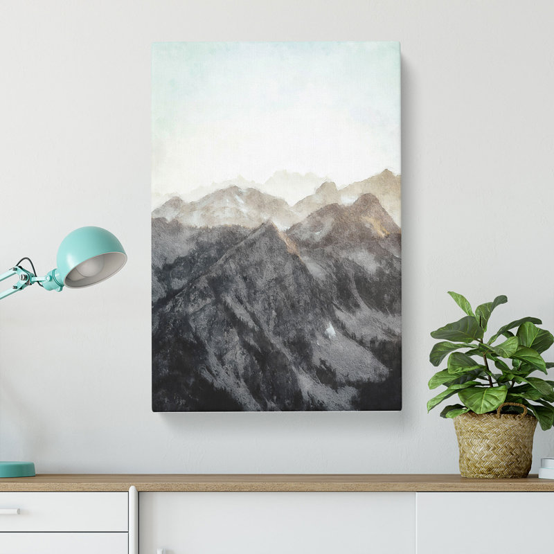 Mountain Range - Wrapped Canvas, 60cm H x 40cm W x 3cm D