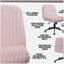 Fauteuil à dossier rose sportif