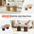 39.38'' W Oval Single Coffee Table-1159105020