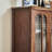 French style retro solid wood bookcase