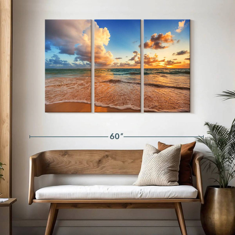 Gillard Relaxing Ocean Wave, H 32 po x l 50 po