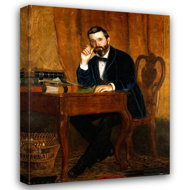 "Dr. Horatio C. Wood" par Thomas Eakins - Toile tendue avec châssis, H 24 po x l 17 po