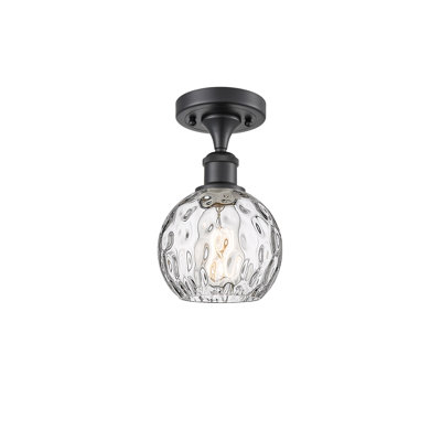 Plafonnier semi-encastré 1 lumière 8 po Cindi