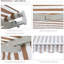 Multicolore auvent de balcon 10 'x 8' - et eau - manivelle, structure en aluminium bloquant la cour, cadre