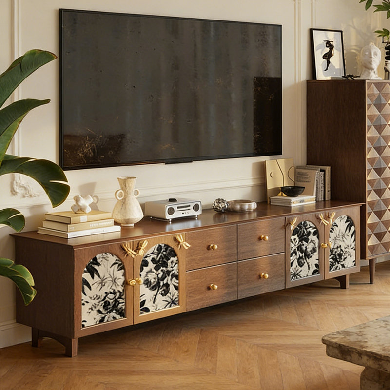 Meuble télé style rétro français