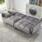 Syliva 80" Square Arm Sleeper Sofa Bed-1024034488