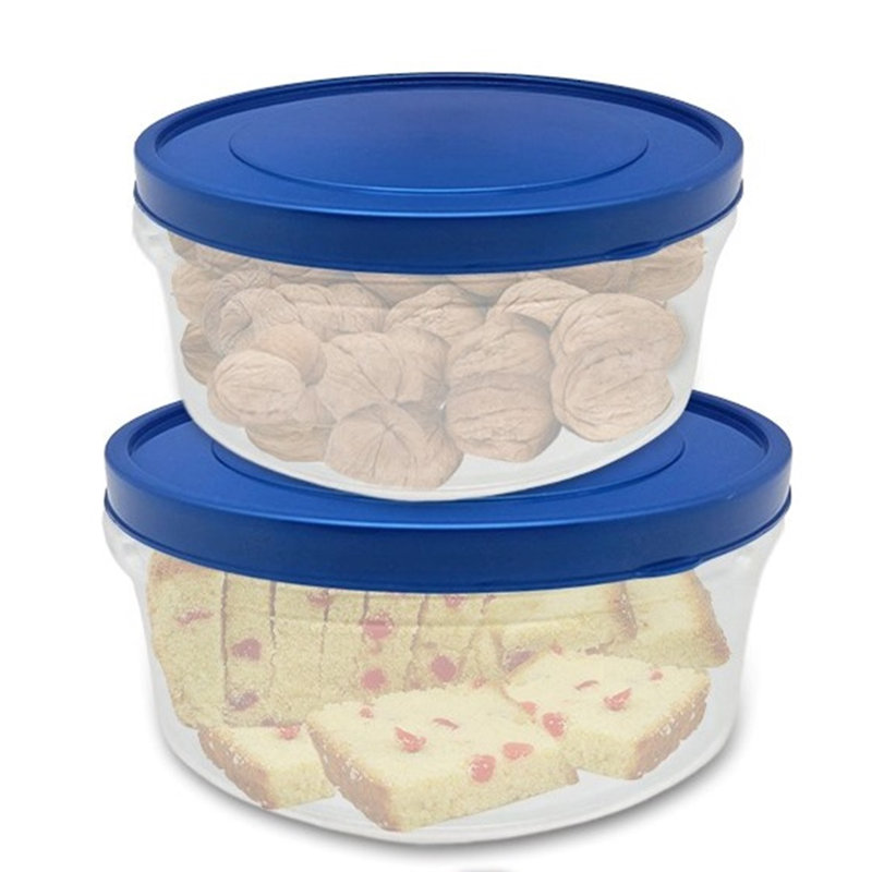 Contenant alimentaire Derekshan - ensemble de 2, Bleu