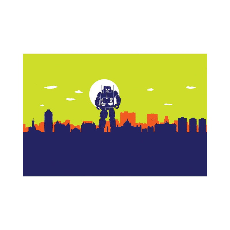 Victoria Robot - Print on Canvas, Wrapped Canvas, 66.04cm H x 101.6cm W x 1.91cm D