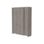 Table murale pliable avec plusieurs tablettes, gris clair-2103070436