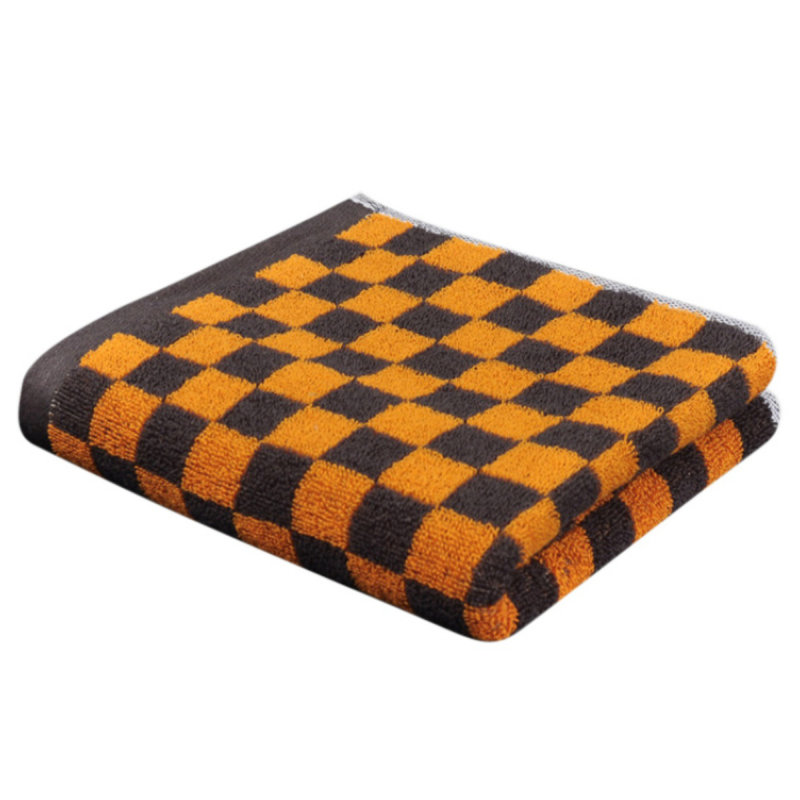 Checkered Cotton Hand Towels 1pc - Soft, Absorbent, and Decorative Checkered Design for Bathroom, Kitchen, Gym, and Spa - 13 x 29 Inches for Any Occasion