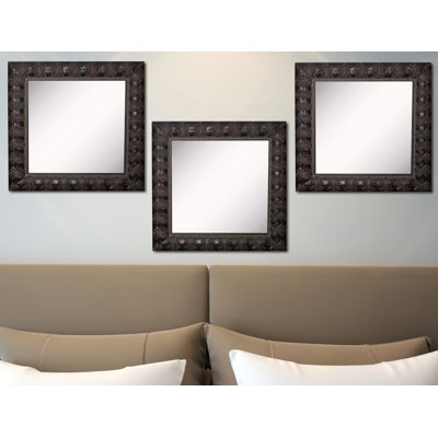 Derrik Solid Wood Flat Wall Mirror