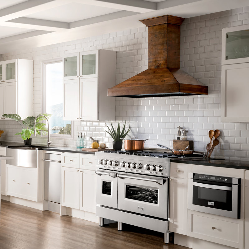 ZLINE 48" Legacy Dual Fuel Range w/ 7 Burner Gas Cooktop and 2 Electric Ovens, Satin Stainless Steel