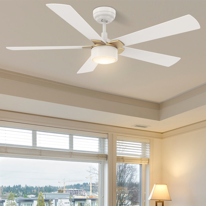 Emryck 52'' Ceiling Fan with LED Lights